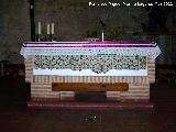 Iglesia de la Magdalena. Altar con azulejos mudéjares